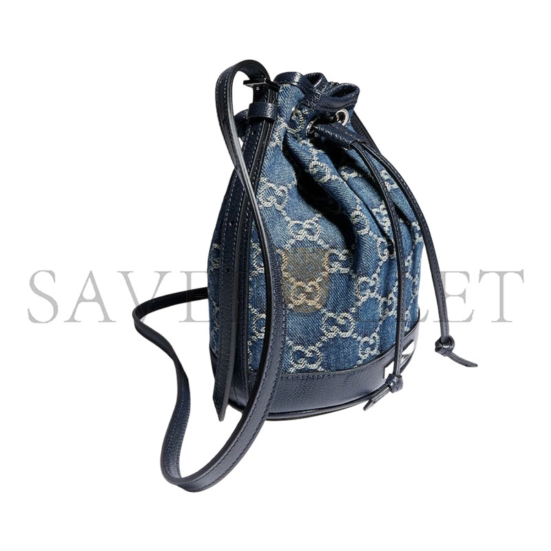 GUCCI MINI BUCKET BAG WITH GUCCI PLAQUE 875802 (19.5*15.5*10.5cm)